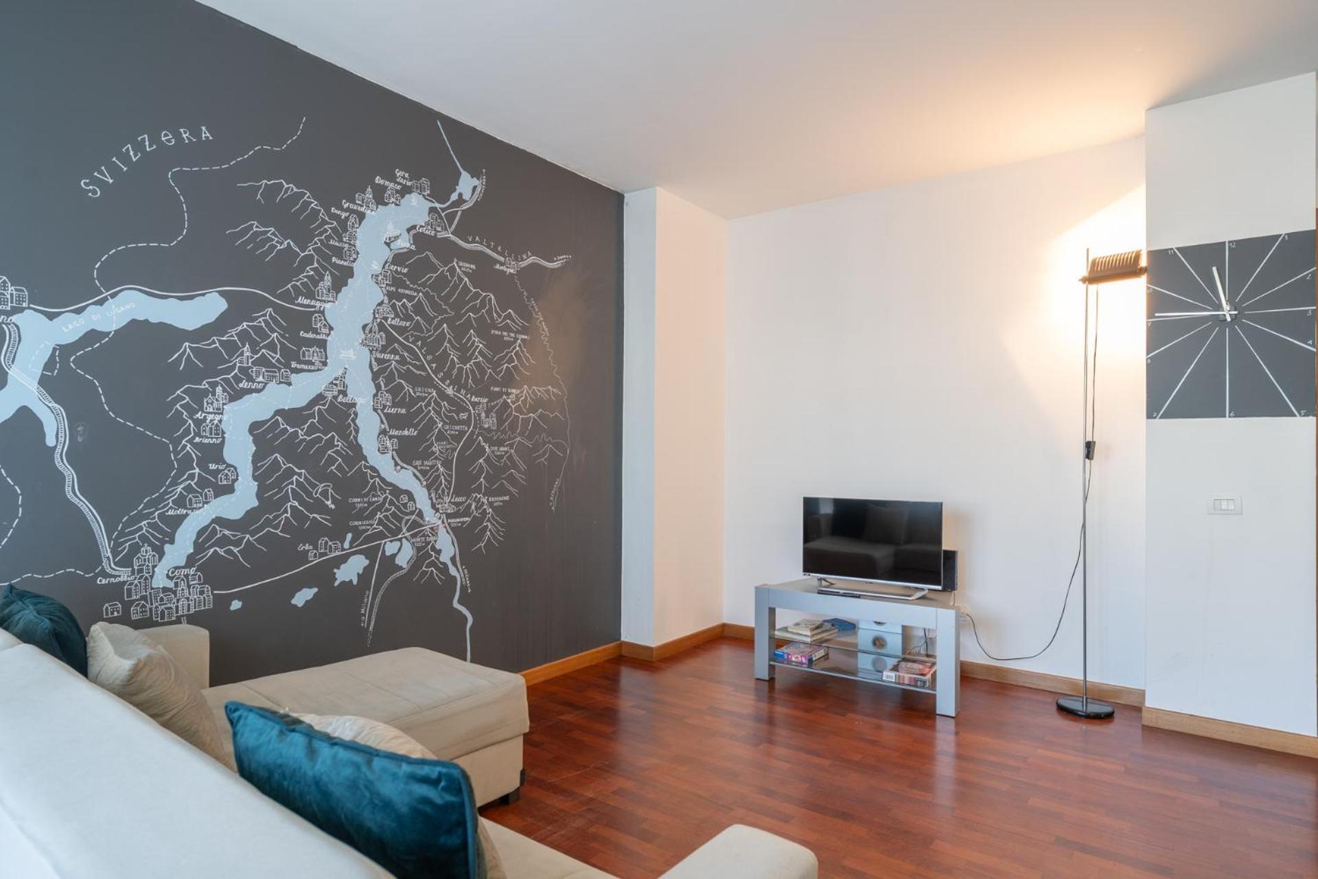 Large Well-Equipped Appartement Near Como Lake Lecco Bagian luar foto